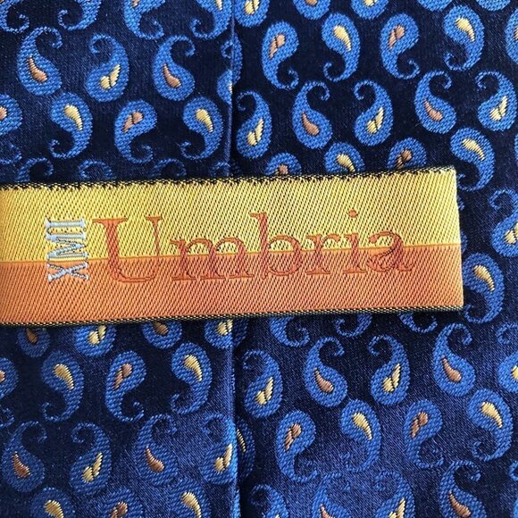 XMI Umbria Silk Necktie - Hand Made - NEW - Picture 2 of 6